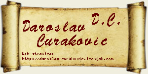 Daroslav Curaković vizit kartica
